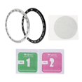 thumbnail image 1 of Black Metal Watch Protector Bezel Ring for 2Pcs Watch Dial Use, 1 of 5