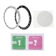 thumbnail image 1 of Black Metal Watch Protector Bezel Ring for 2Pcs Watch Dial Use, 1 of 5