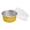 Yellow, variant on Disposable Aluminum Foil Bowls with Lids, Oven Safe Baking Cups for Pudding Cake Tins, Meal Prep Containers with Covers for Air Fryer, Microwave, and Takeout, 20 Pack