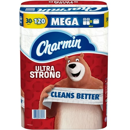 Charmin Ultra Strong Toilet Paper - 30 Mega Rolls