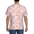 thumbnail image 3 of Bixox Men's Easter Rabbit Printed Short Sleeve Skinny Athletic T-Shirt, 3 of 6