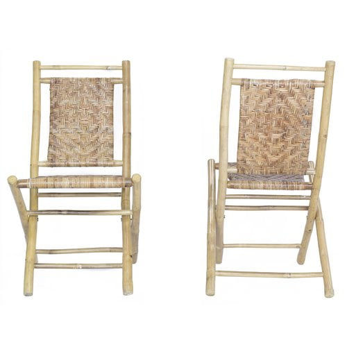bamboo folding chairs