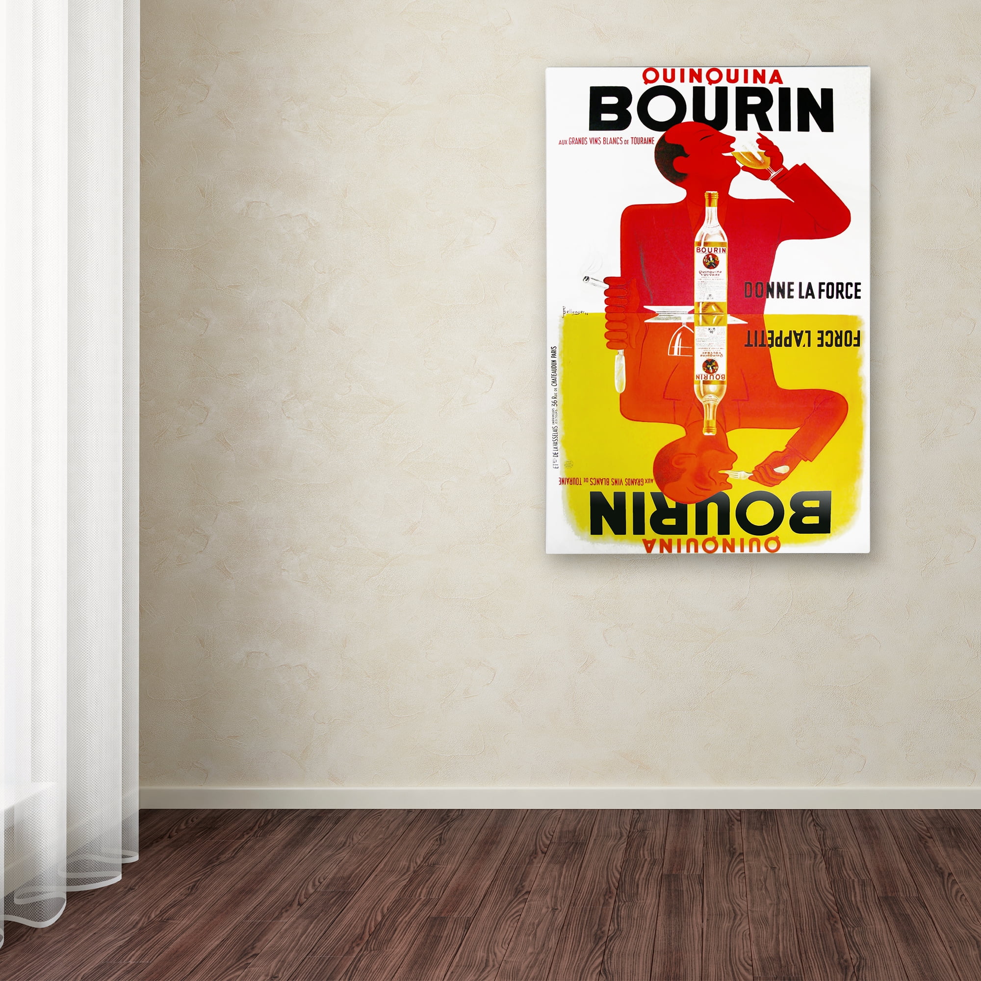 Trademark Fine Art 'Bourin' Canvas Art by Vintage Apple Collection