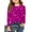 BB06-Hot Pink, variant on Inglocry Girls Basic Long Sleeve Shirts Toddler Kids Soft Cotton T-Shirt Crew Neck Fall Winter Tee Tops Beige 7-8Y