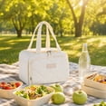 thumbnail image 2 of Insulated Lunch Box Bag Thick Thermal Food Carrier Waterproof Picnic Cooler Bag For Outdoor Travel And Daily Meals, 2 of 9