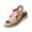Pink_009, variant on Women's 2026 Wedge Espadrilles, open toe cross strap platform sandals, comfy slip-on style for summer, beach and vacation wear. Pink 7.5(EU-39)