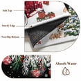 thumbnail image 6 of Round Area Rugs Collection 4 Ft, Black Christmas Non-Slip Residential Carpet, Snowman Xmas Truck Balls Tree Indoor Crawling Mats Runner Rugs for Living Room/Dining Room/Bedroom, 6 of 8