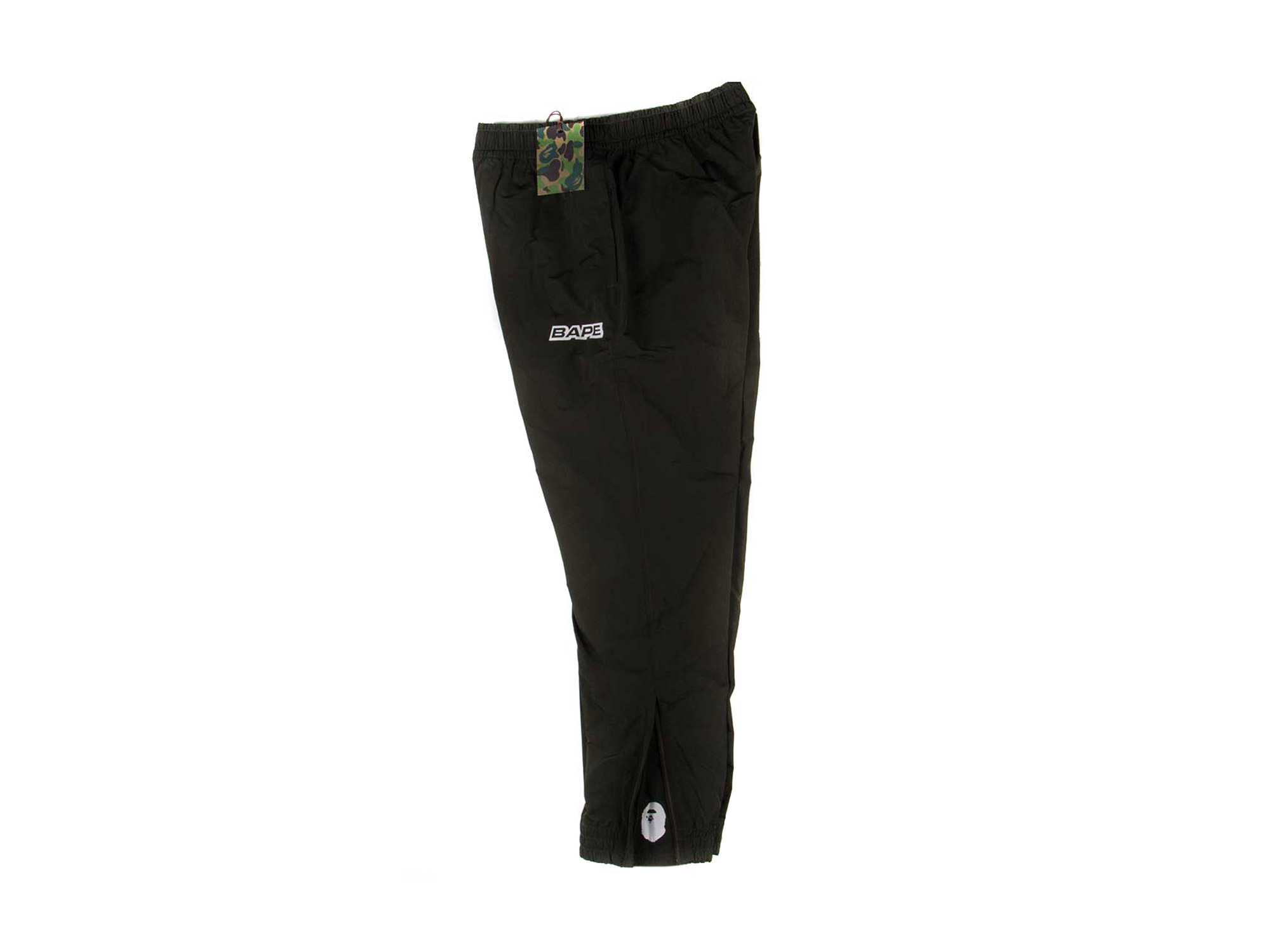 A Bathing Ape Mens BAPE Nylon Track Pant Olive Drab Size S