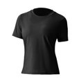 thumbnail image 7 of Women Workout Top Short Sleeve Seamless Athletic Shirt Crew Neck Exercises Quick Dry Thin Shirts, 7 of 7