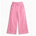 thumbnail image 4 of KyCheLot Fleece Sweatpants for Boys Girls Elastic Waist Thicken Sweatpants with Pocket Winter Warm Schoolwear, 4 of 8