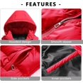 thumbnail image 4 of LAICAIW Men's Quilted Winter Vest Outdoor Removable Hooded Padded Puffer Vest, 4 of 6