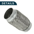 thumbnail image 5 of Unique Bargains Car Exhaust Flex Pipe 2.71 Inch OD Flexible Braided Exhaust Tube Universal Flexible Pipe Tubing Silver Tone 1 Pc, 5 of 6