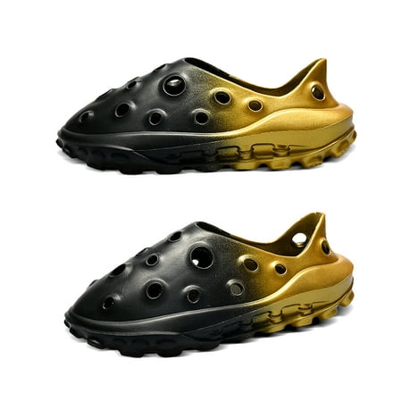 

Cyiecw Mens Garden Clogs Slip On Slippers Summer Lightweight Comfortable Quick-Dry Outdoor Beach Walking Shoes