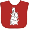 thumbnail image 3 of Inktastic Kawaii Westie Stack Boys or Girls Baby Bib, 3 of 4