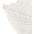 thumbnail image 3 of Jacob Alexander Linen Handrolled 15" x 15" Pocket Square Hanky - White, 3 of 4