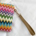 thumbnail image 3 of Bolsa tipo sobre para mujer, colorido Bolsa de mano de playa tejido a mano para ir de compras (estilo 6) Likrtyny  Para Estrenar, 3 of 9