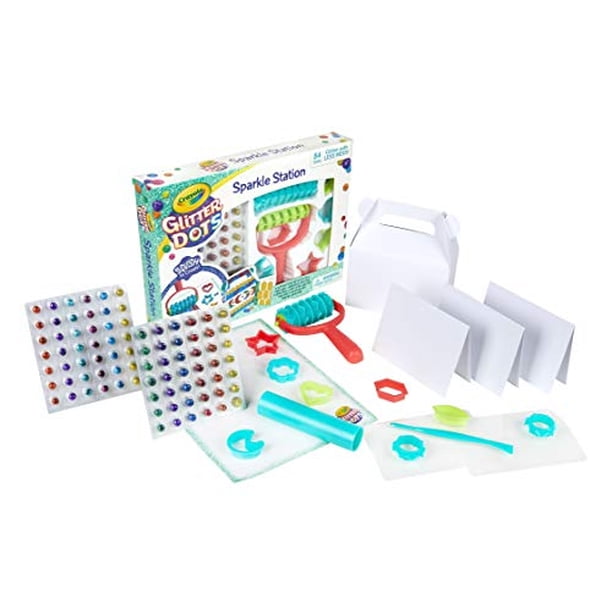 Crayola Glitter Dots Sparkle Station Craft Kit, Regalos para niñas y niños, edad 6+ Crayola Crayola