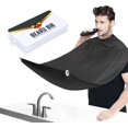 thumbnail image 1 of Delantal para barba Leaflai, impermeable, con ventosas, 1 of 8