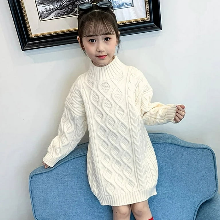 3 13 Years Teen Girls Knitted Sweater 2024 New Fashion Korean Style Long Sweaters For Girls Autumn Winter Wool Children Clothing Walmart