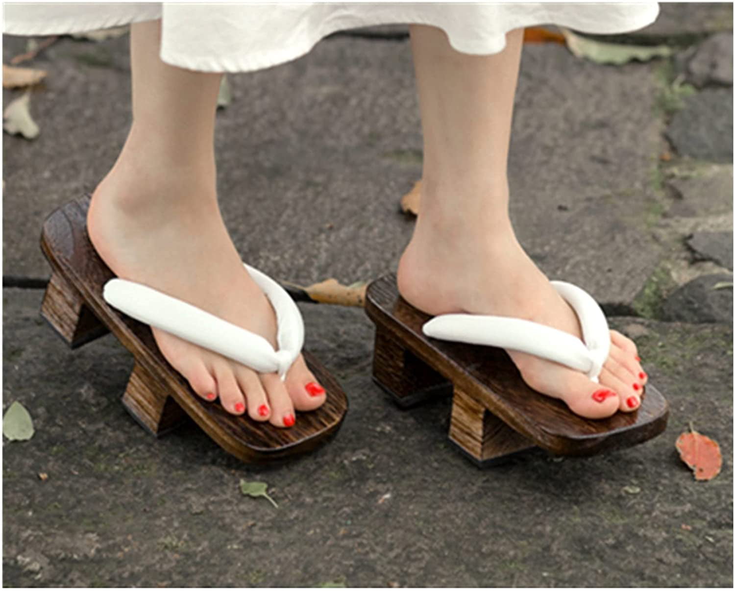 Wooden Clogs Japanese Geta Sandals Slippers Shoes Traditionalwomen Flops  Flop High Heel Kimono Wood Japan Clog Summer - Walmart.com