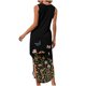 thumbnail image 4 of Vestido largo de chaleco con bolsillo para mujer con cuello en V estampado sin mangas a la moda para mujer sexy Pompotops  ghjkhdj7494, 4 of 7