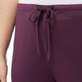 thumbnail image 2 of 32 Degrees Womens Cool Soft Sleep Pants Pack of 2 Size: M, Color: Black/Prune Purple, 2 of 4