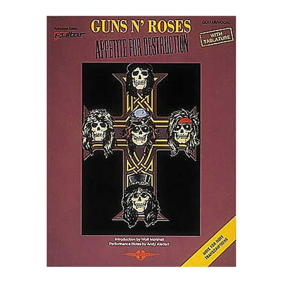 Cherry Lane Guns N' Roses Appetite for Destruction Guitar Tab Songbook