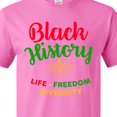 thumbnail image 3 of Inktastic Black History Life Freedom and Diversity T-Shirt, 3 of 4