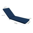 thumbnail image 2 of Ambifirner 2-Piece Outdoor Lounge Chair Cushion Set - Replacement Patio Furniture Seat Cushions, Chaise Lounge Cushion, 2 of 8