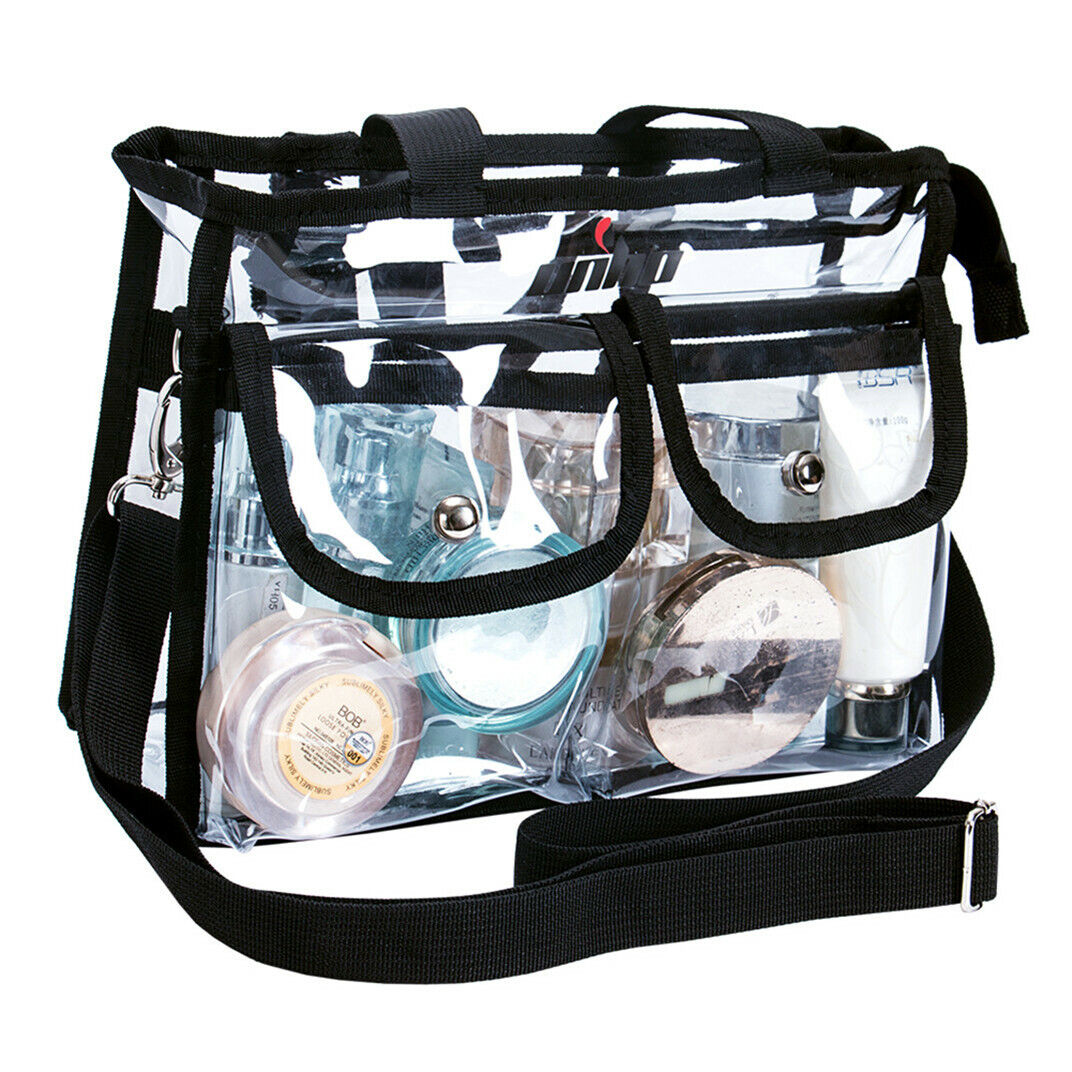 Premium Clear Makeup Artist Organizer PVC Toiletry Bag Transparent