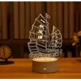 thumbnail image 1 of Lámpara 3D de amor romántico, luces de noche Led de acrílico, lámpara de mesa para niños, luces de señal de neón de navidad, regalos de cumpleaños del Día de San Valentín, 1 of 4