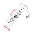 thumbnail image 1 of LSLJS Stainless Steel Bookmark Black Tassel Metal Bookmark Artistic Engraving Reading Enthusiast Gift, Home Accessories, 1 of 2