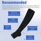 thumbnail image 3 of Dinheiro Calcetines deportivos de compresión y presión - Calcetines elásticos con protección para la pantorrilla Calcetines con punta abierta y hermosas piernas,S/M, 3 of 6