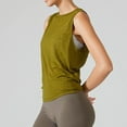 thumbnail image 4 of Lixiuxyad Débardeurs Amincissants pour Femmes T-Shirt Décontracté à Manches Courtes Respirant Confortable à Col Rond pour le Sport et le Port Été Automne, 4 of 5