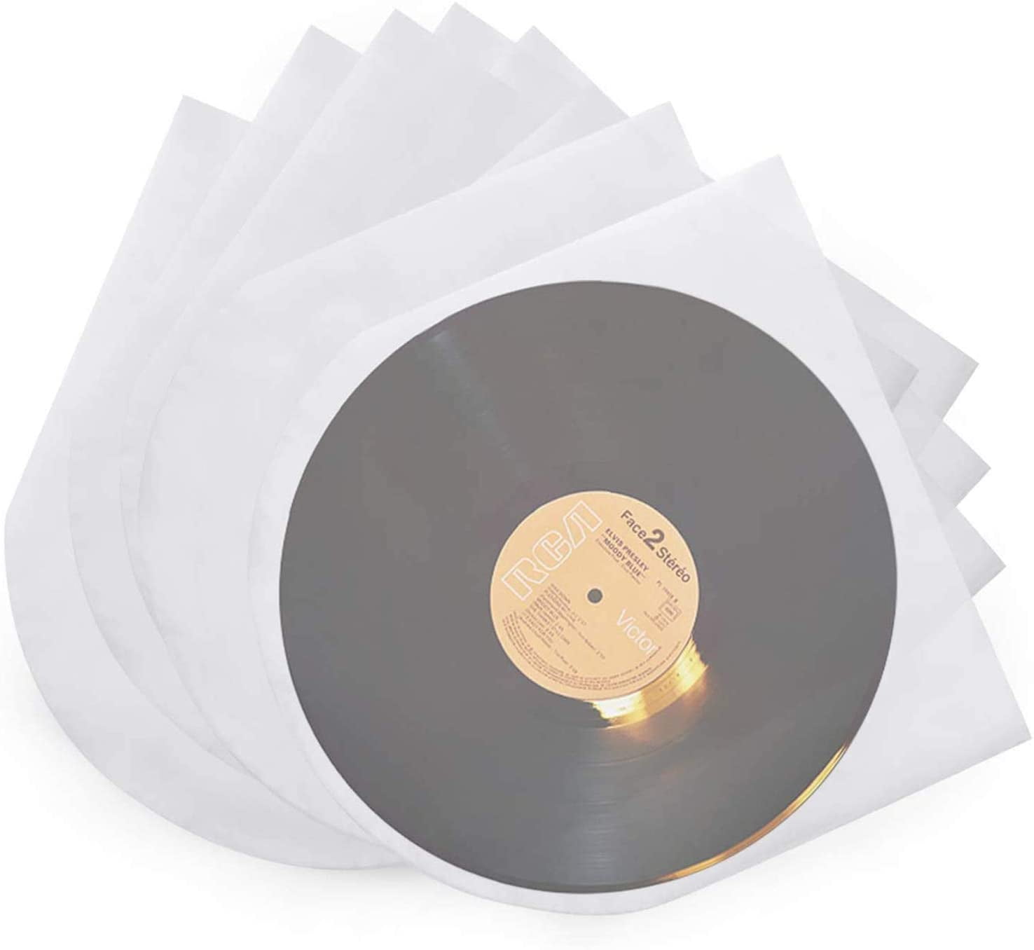 10PCS Vinyl Record Sleeves, Black Kraft Paper Dust Sleeves for 10 Vinyl  Records, Anti Static LP Record Protective Covers, Dual Inner Album Jackets  Vinyl Record Jackets 