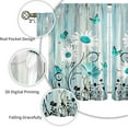 thumbnail image 2 of Farmhouse Farm Kitchen Curtains Rustic Vintage Cute Animal Short Curtains for Windows Country Cow Barn Buffalo Checked Windmill Rod Pocket Small Cafe Window Treatment Drapes 2 Panels (26x36 Inch), 2 of 6