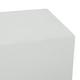 thumbnail image 4 of DecMode 17"W, 24"H Magnesium oxide Contemporary Stool, White, 1-Piece, 4 of 8