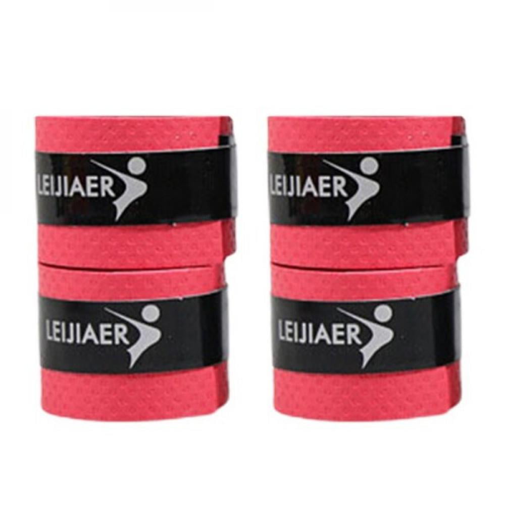 Tennis Badminton Squash Racket Grip Overgrip Sweatband Tape Black & Red 