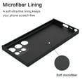 thumbnail image 5 of Samsung Galaxy S24/S24 Plus/S24 Ultra/S24 Cases Cover Cute, Tekcoo Anti-Slip Liquid Silicone Gel Rubber Bumper Case Soft Microfiber Lining Cushion Slim Hard Shell Shockproof Protective Case -Black, 5 of 10