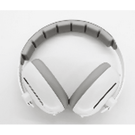 Hoovy Mini Noise Canceling Ear Muffs, White and Gray, Unisex, Adjustable