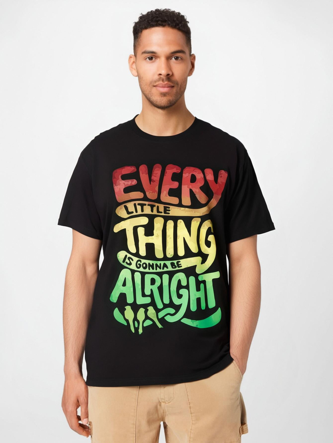Camisetas gráficas vibrantes "Todo va a estar bien": cómodas camisetas ...