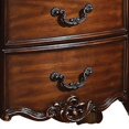 thumbnail image 2 of Traditional Style Wooden Nightstand with Two Drawers in Cherry Brown, 2 of 3