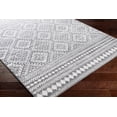 thumbnail image 4 of Mark&Day Area Rugs, 6x9 Best Global Medium Gray Area Rug, Grey White Carpet for Living Room, Bedroom or Kitchen (6'7" x 9'), 4 of 7