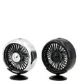 thumbnail image 2 of JASGARDE Car Air Vent USB Fans, Cooling Fan with Colorful Light, 3 Speed, Car Interior Accessories Suitable DeskCar Cooling Cooler New Multi-Functional Car (Black), 2 of 5