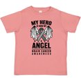 thumbnail image 3 of Inktastic My Hero is Now My Angel Brain Cancer Awareness Boys or Girls Toddler T-Shirt, 3 of 5