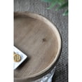 thumbnail image 5 of 23" Distressed White Side Table, Casual & Graceful Detail, Fir Wood, 19.7x19.7x23", 9.9lbs, Transitional Table For Bedroom, Stylish, French Country Style, 5 of 5