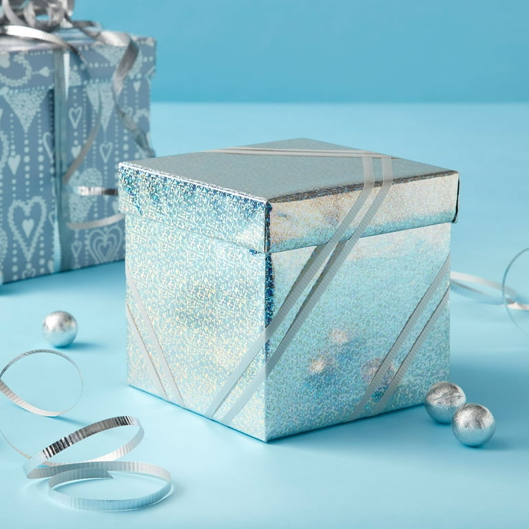 Silver gift wrap deals