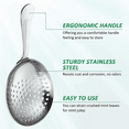 thumbnail image 3 of Professional Stainless Steel Strainer, 16 * 7.7CM Cocktail Strainer for Home or Commercial Bar, 3 of 5
