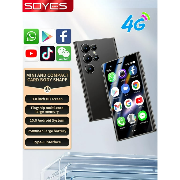 スマートフォン本体 SOYES S24 ProMax Mini Phone SOYES S24 Pro Max 4G Unlocked Stundent Smartphone Small