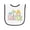 White and Black, variant on Inktastic My 1st Easter Baby Terry Cloth Bib